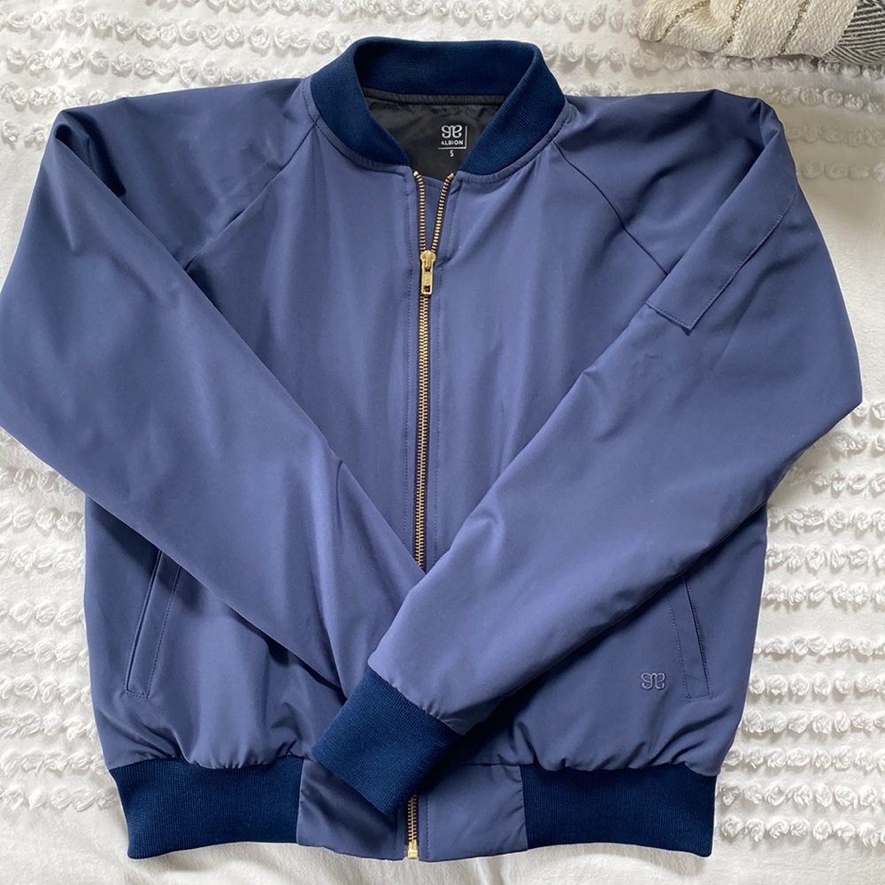 Albion Bomber Jacket Navy Size S